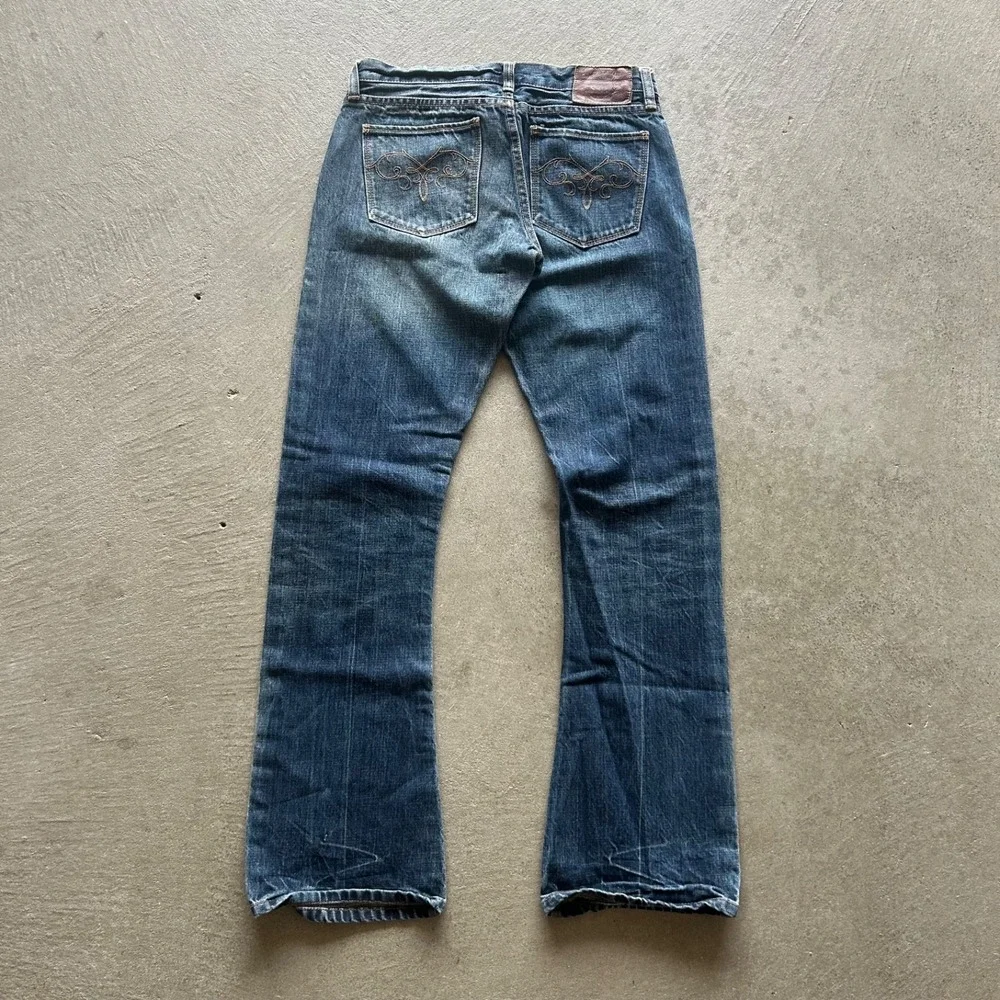 Vintage Ralph Lauren Bootcut Jeans Women's 28x34 Blue Medium Wash Denim Flare